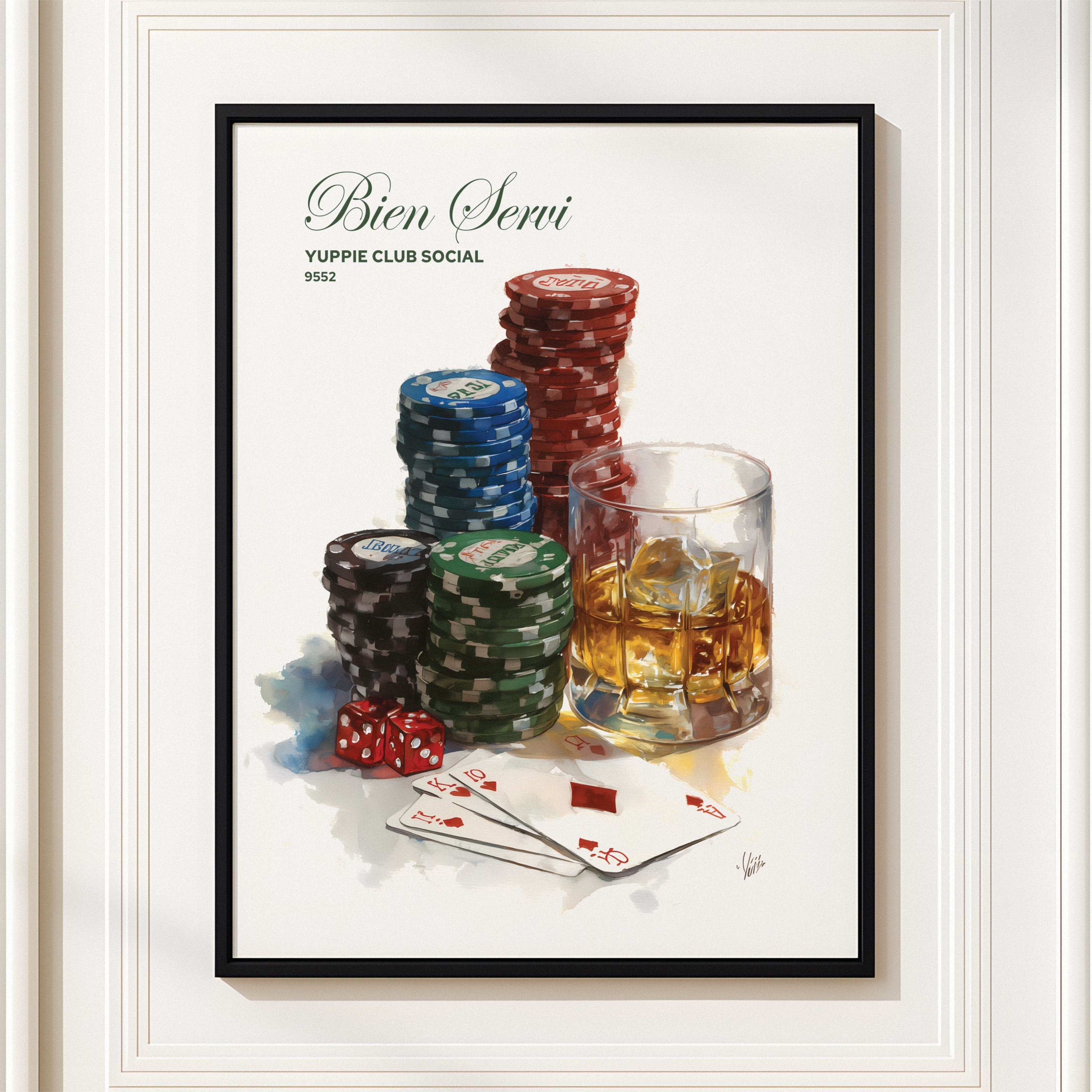 Bien Servi Luxury Lifestyle Wall Art