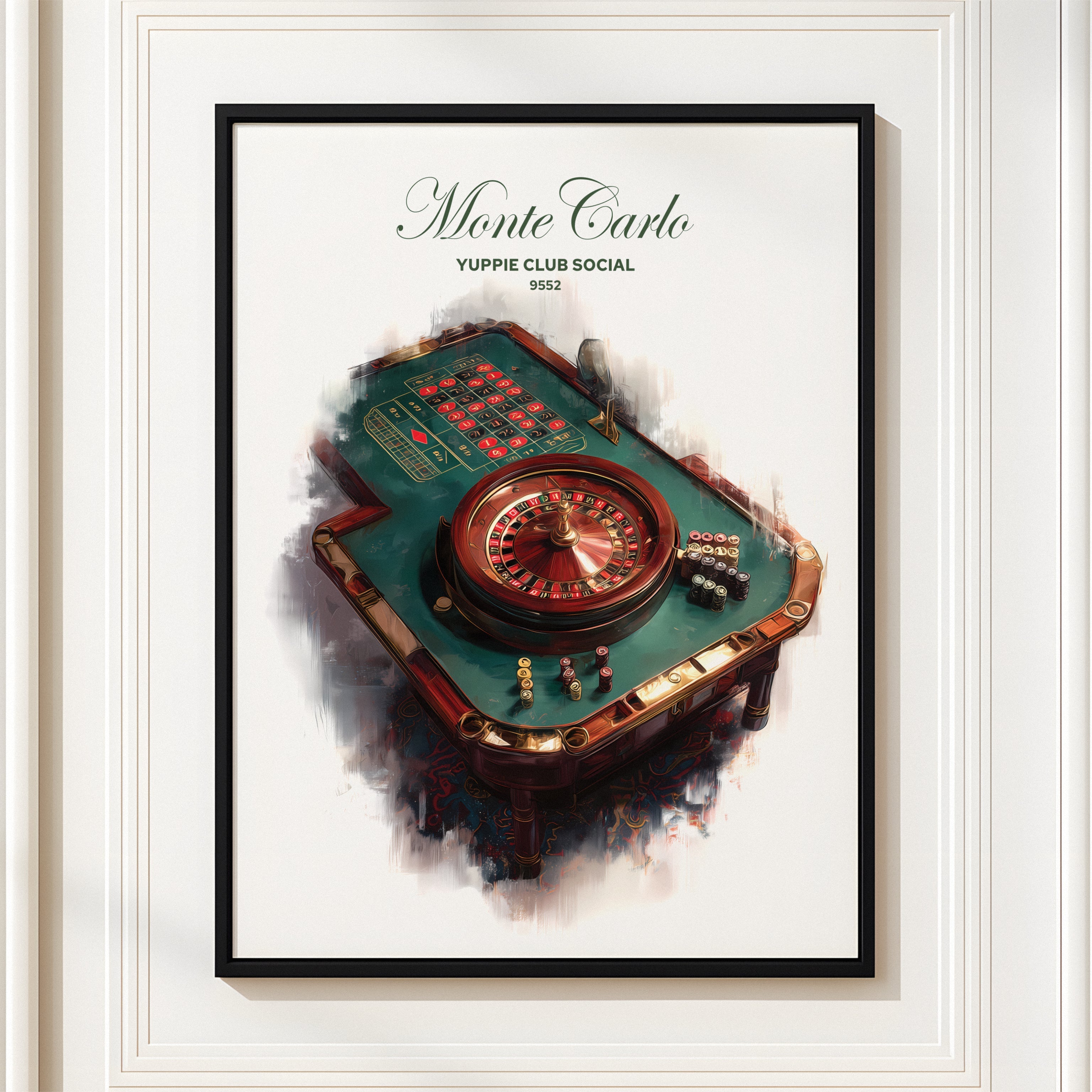 Monte Carlo Premium Casino Wall Art