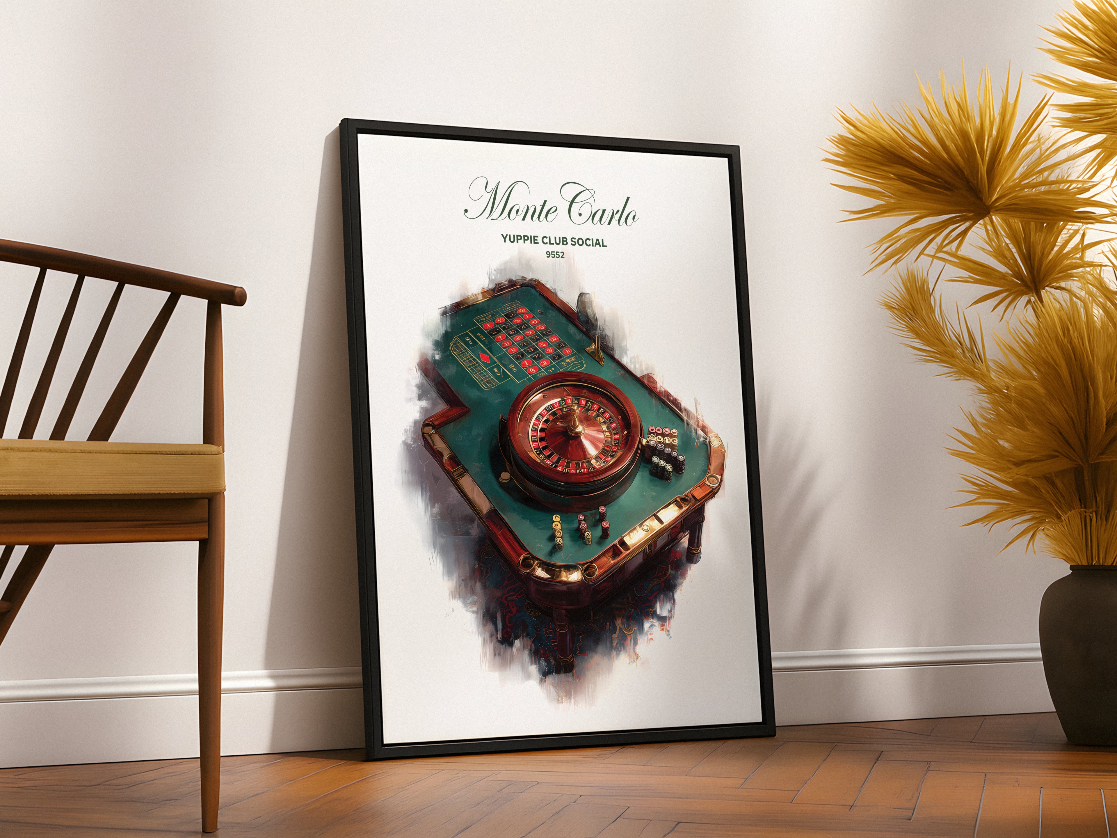 Monte Carlo Premium Casino Wall Art