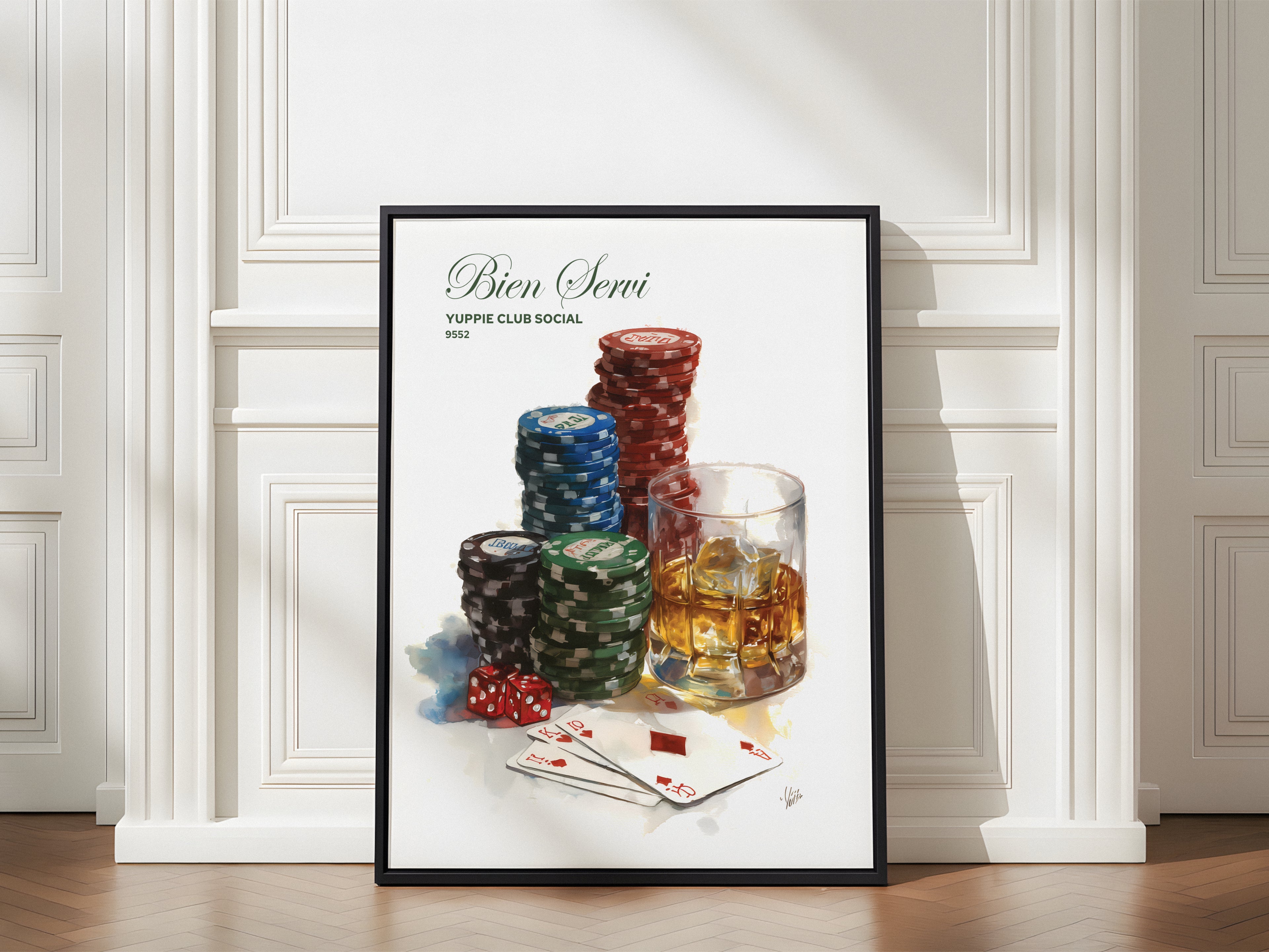 Bien Servi Luxury Lifestyle Wall Art