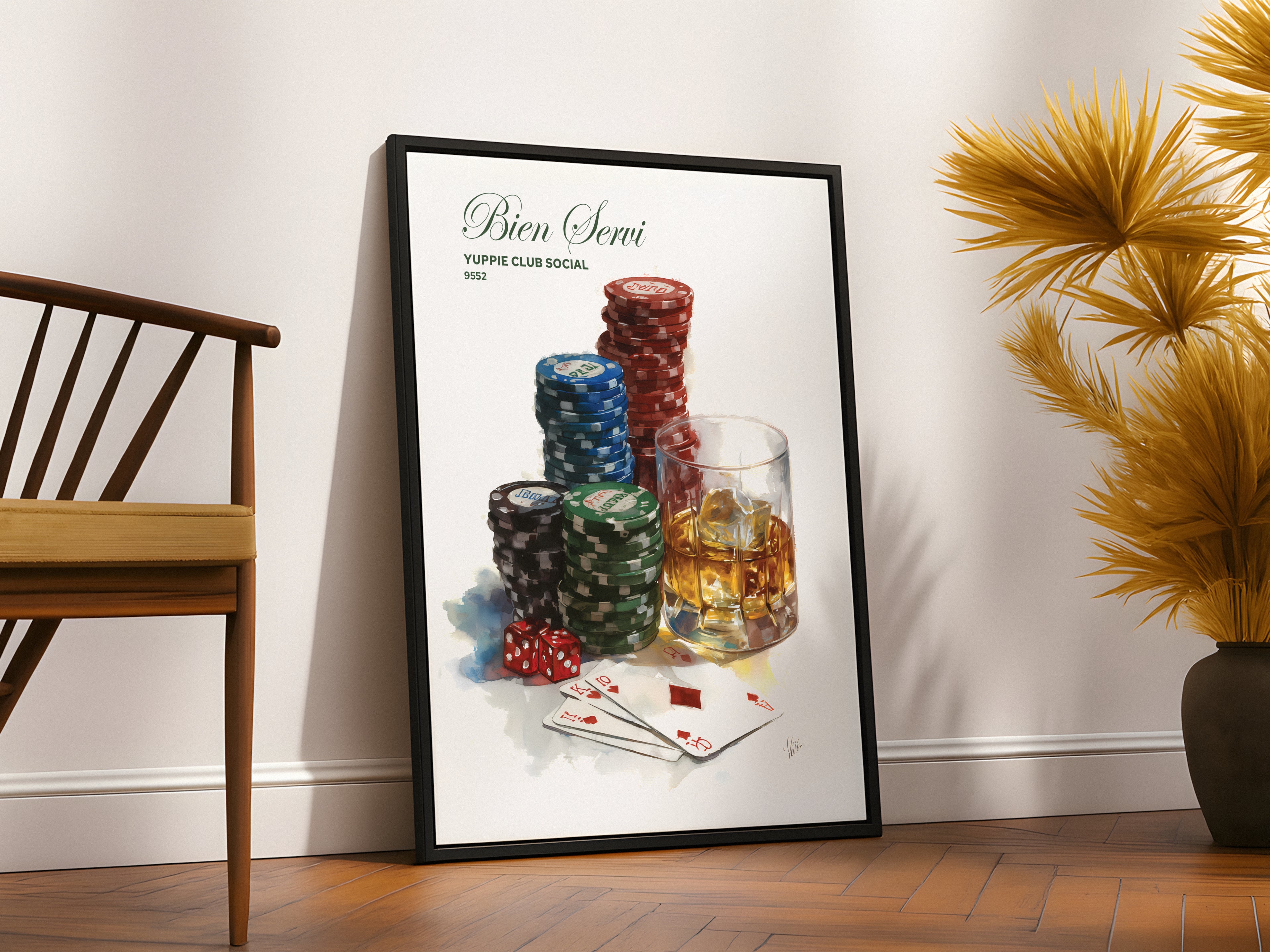 Bien Servi Luxury Lifestyle Wall Art