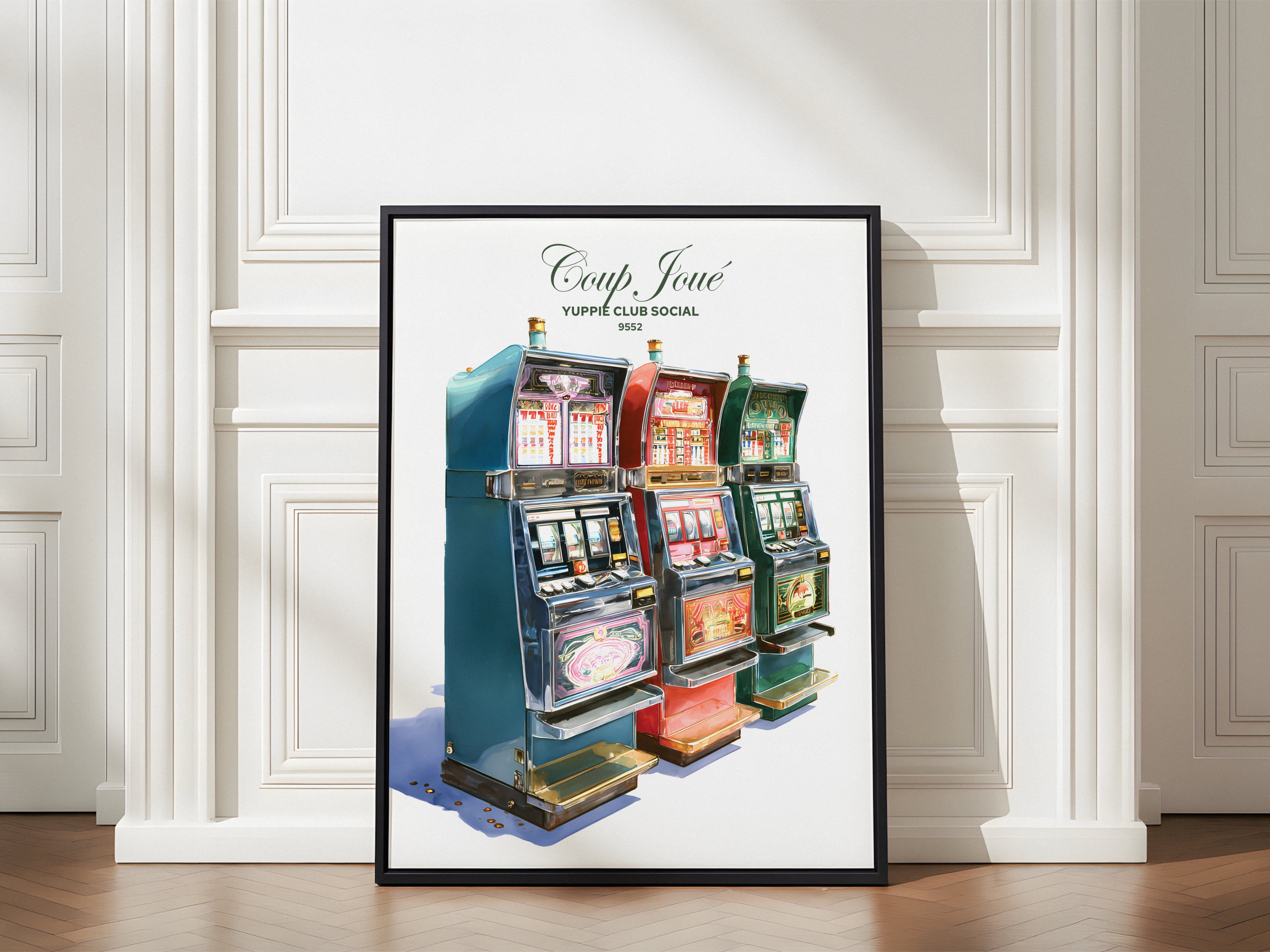 Coup Joué Vintage Casino Wall Art