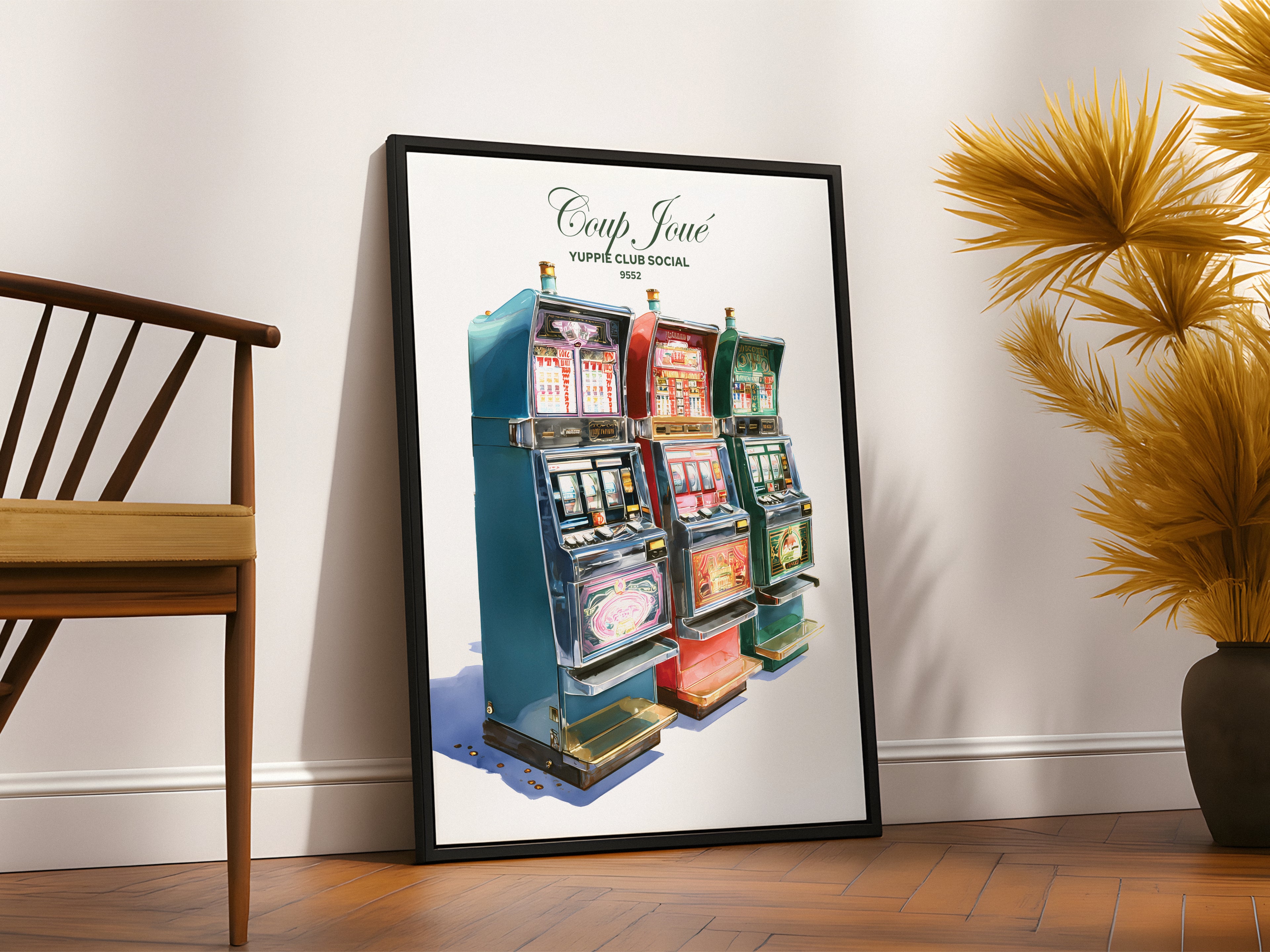 Coup Joué Vintage Casino Wall Art