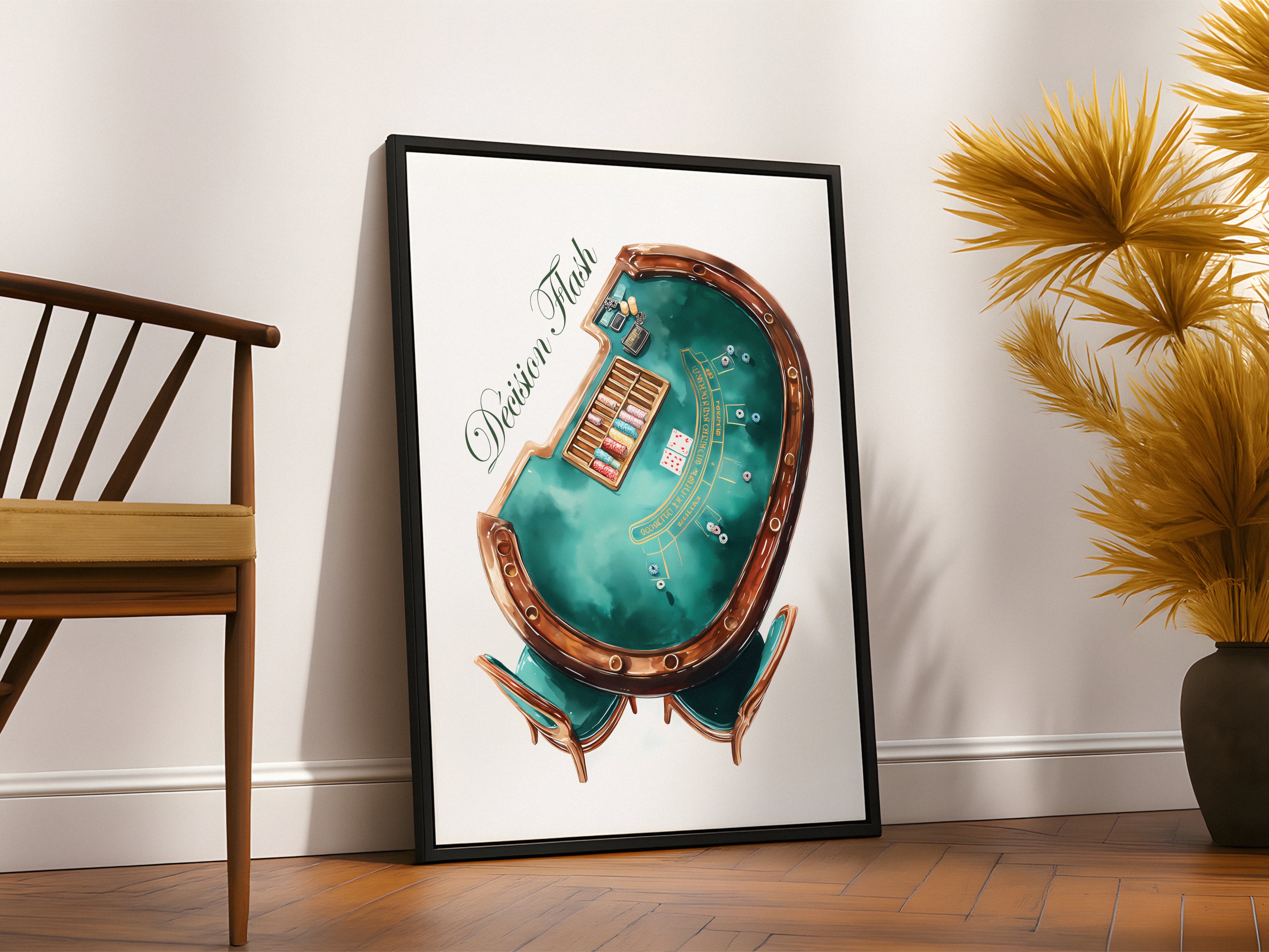 Décision Flash Modern Gaming Wall Art