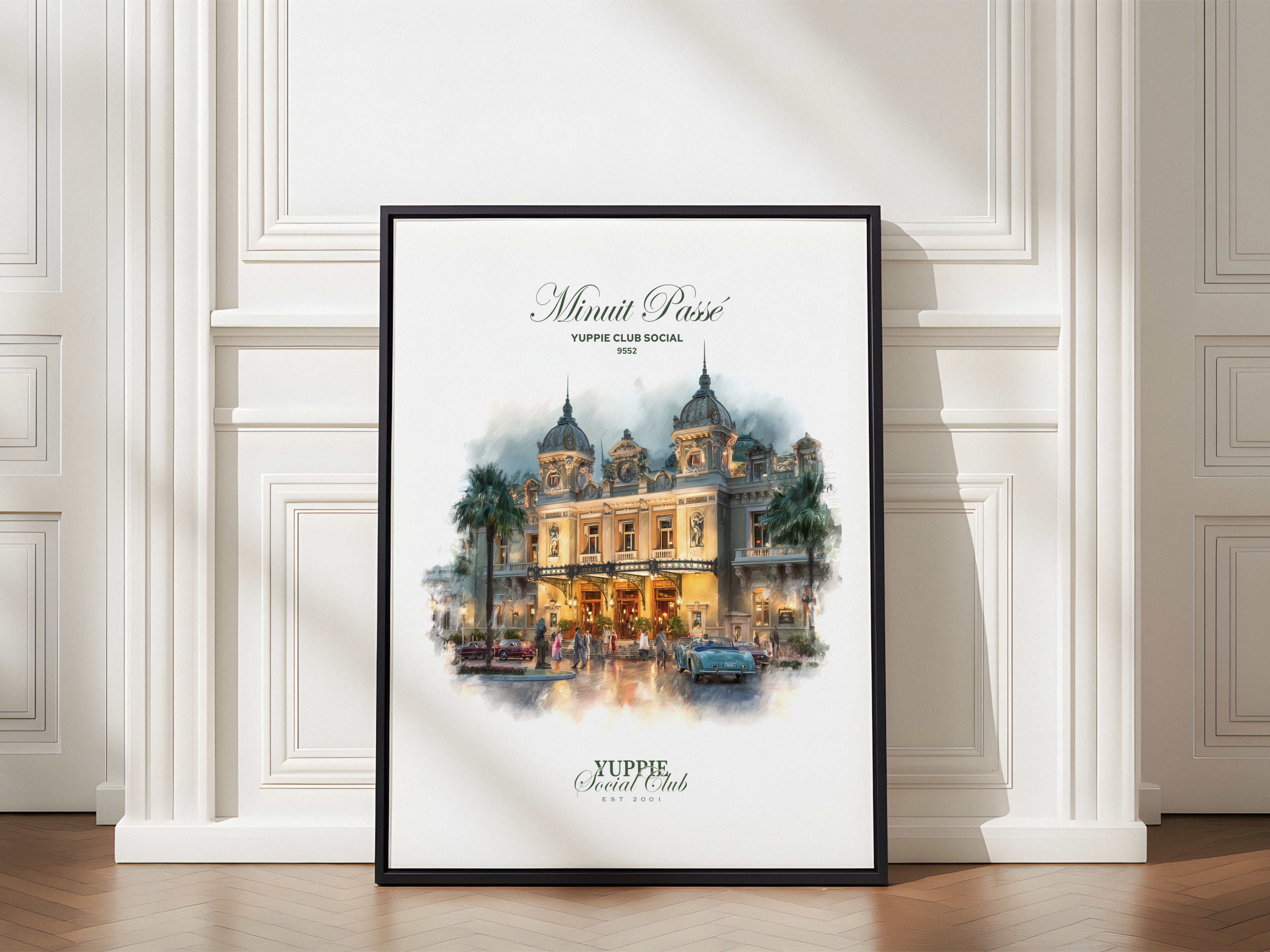 Minuit Passé Monte Carlo Casino Wall Art