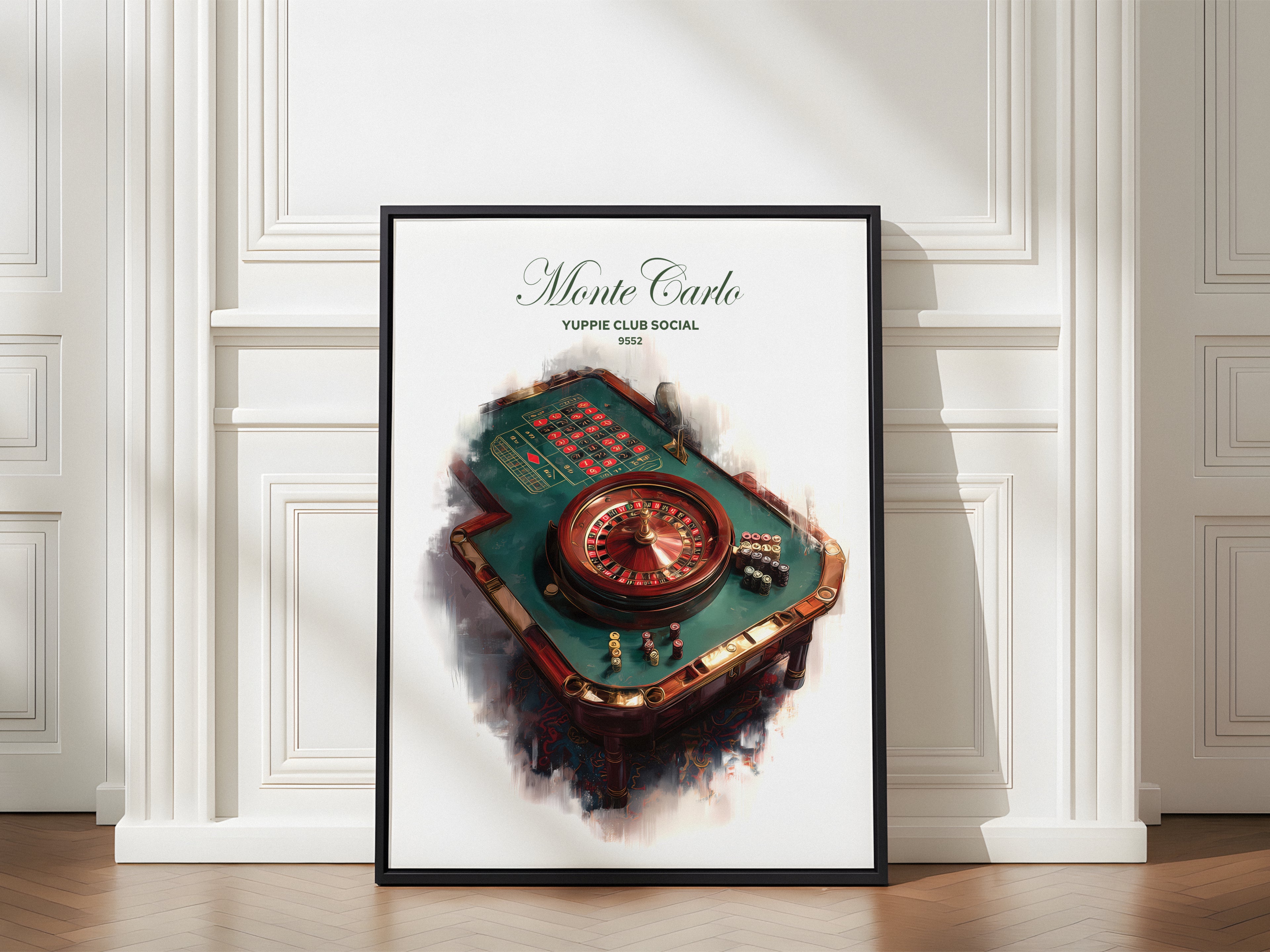 Monte Carlo Premium Casino Wall Art