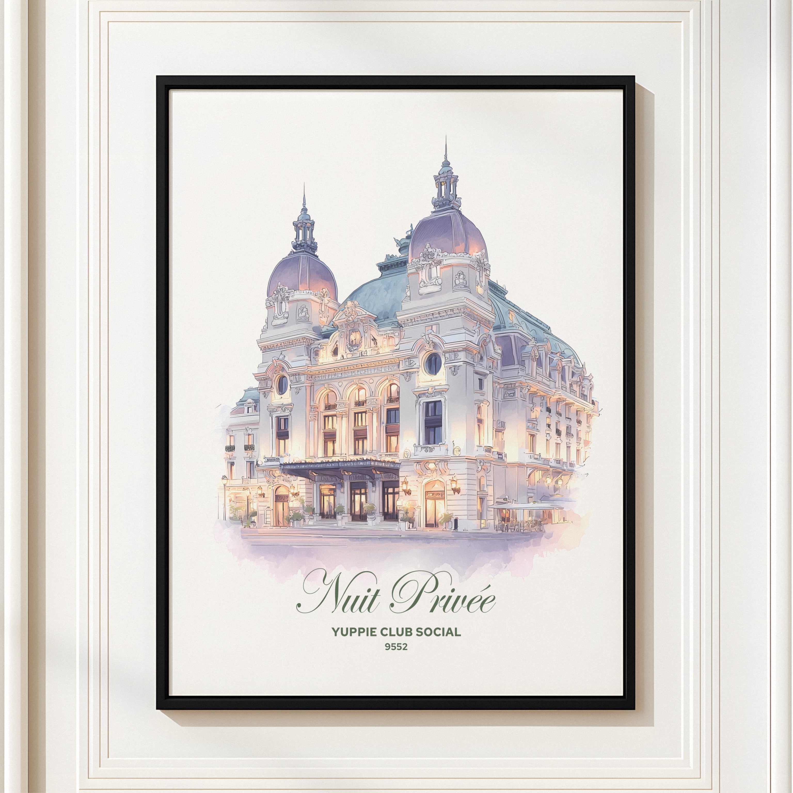 Nuit Privée European Architecture Wall Art