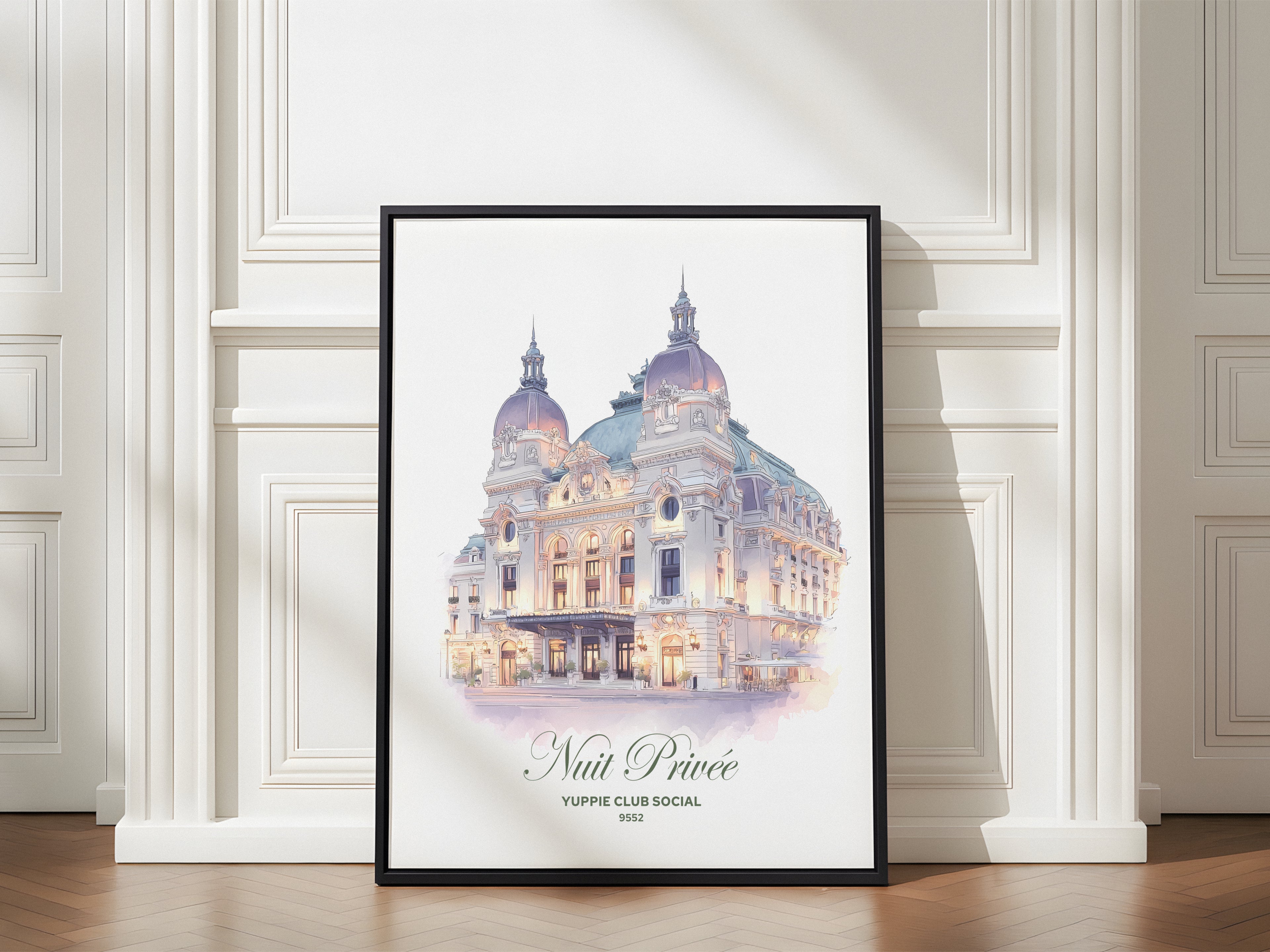 Nuit Privée European Architecture Wall Art