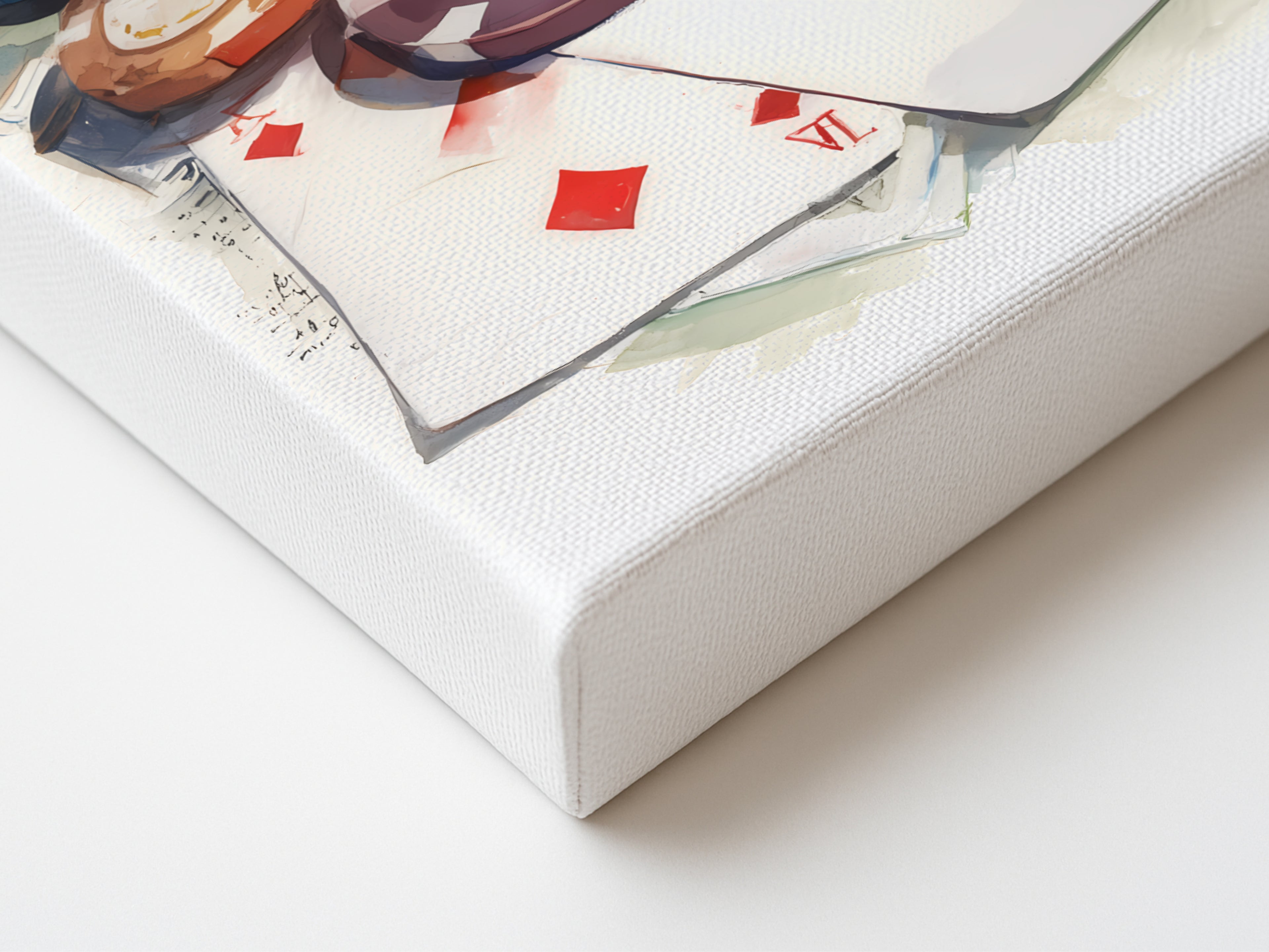 Quitte ou Double Poker Night Wall Art
