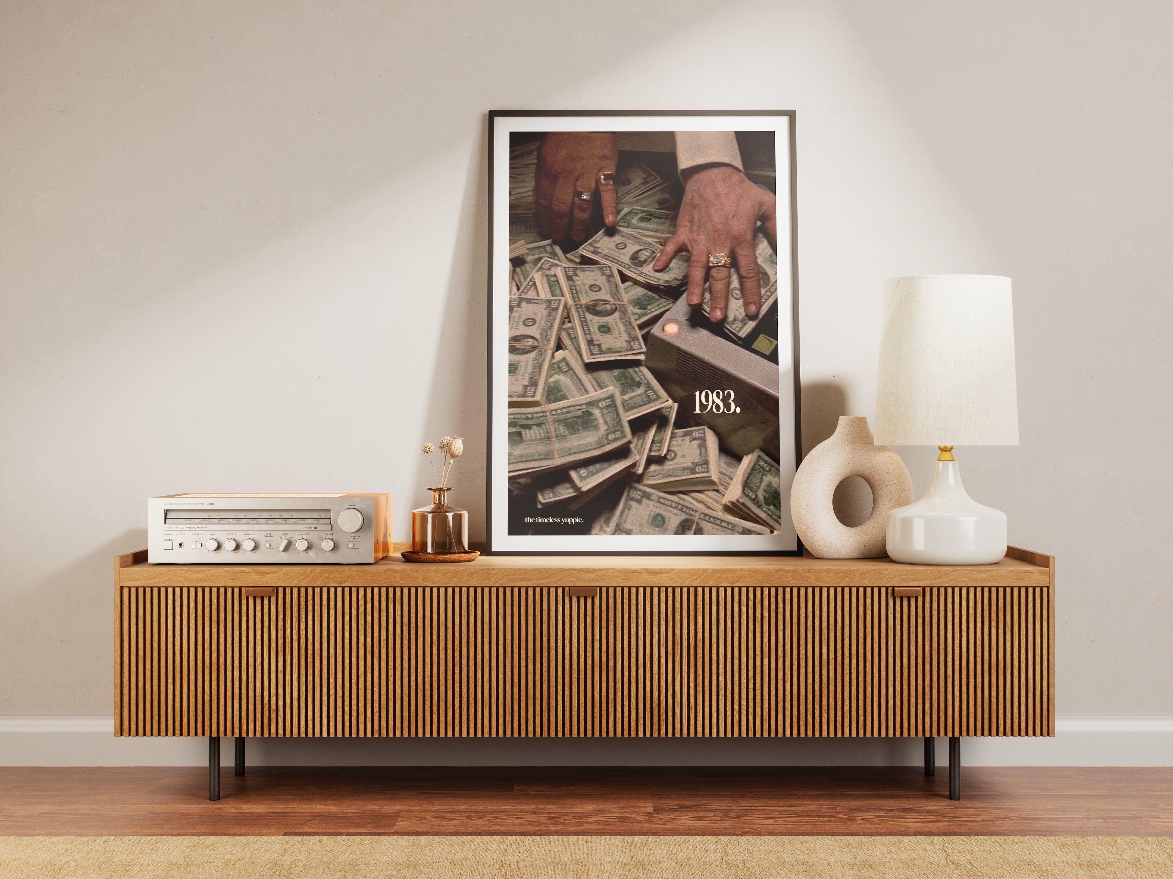 Scarface 1983 Money Counter Poster